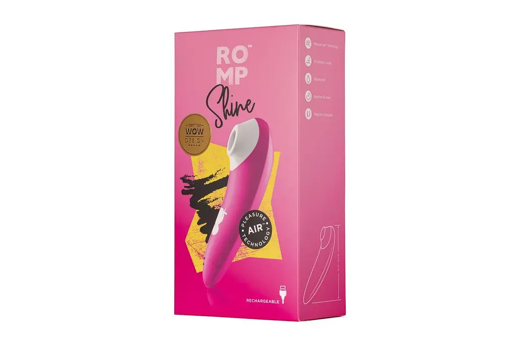 Вакуумний кліторальний стимулятор Romp Shine, 10 рівнів інтенсивності - фото 8