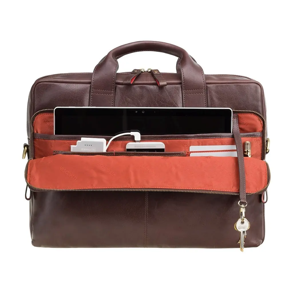 Сумка Visconti ML30 Hugo 13 Brown (ML30 BRN) - фото 7