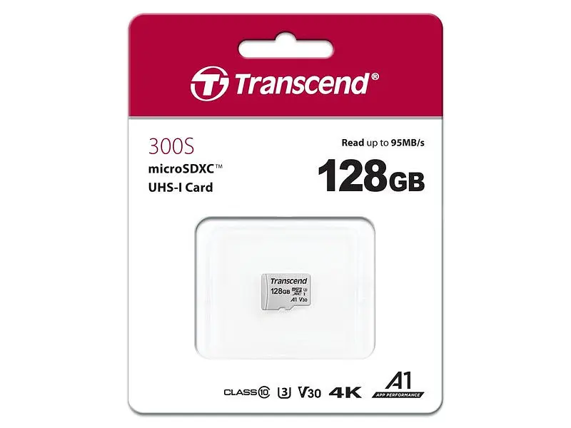 Карта пам'яті Transcend 300S microSDXC UHS-I U3 128 GB (TS128GUSD300S) - фото 2