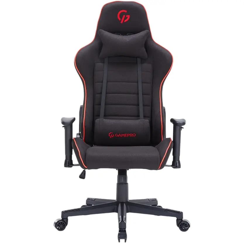Игровое кресло GamePro Size L Fabric Black&Red (GC575FB) - фото 2