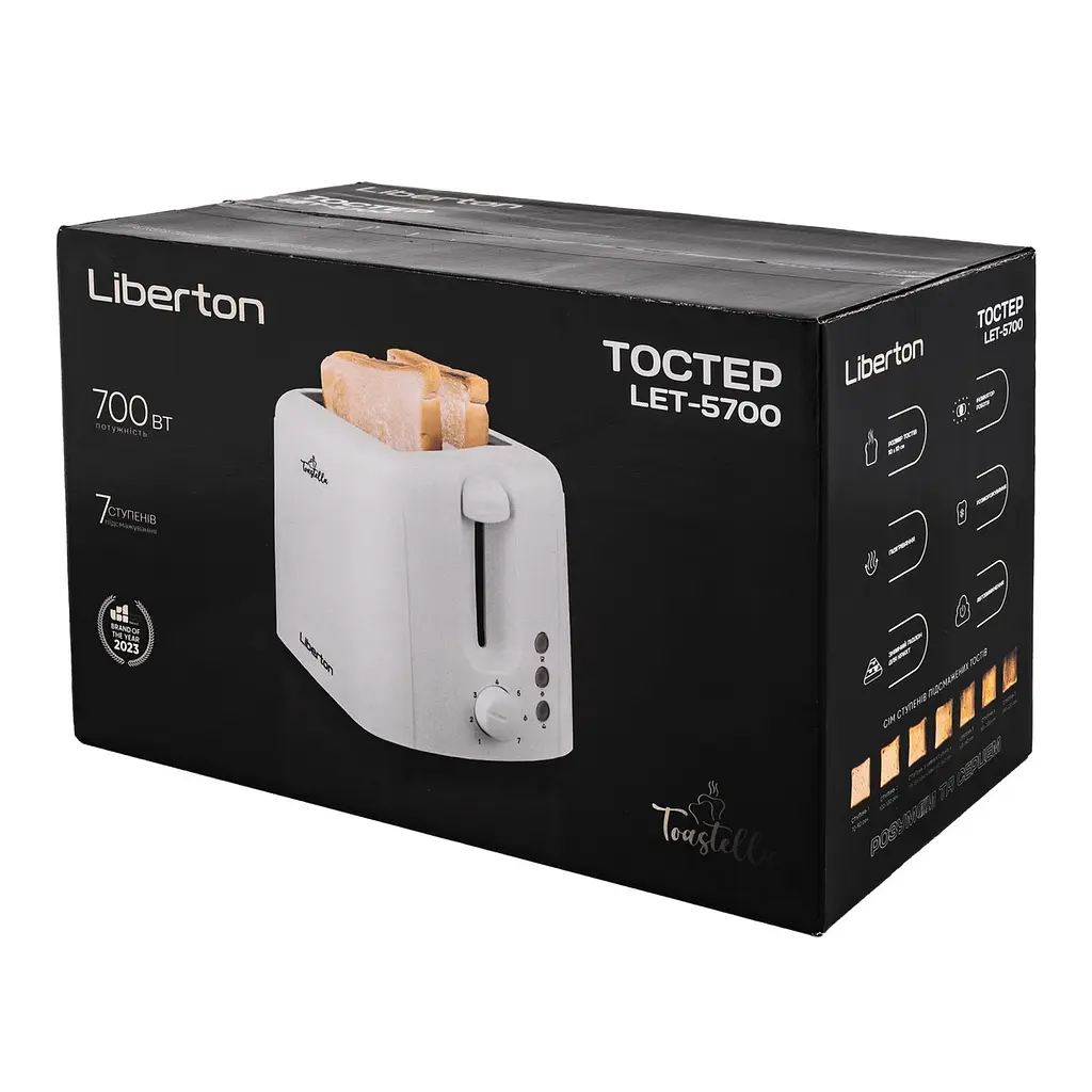 Тостер Liberton LET-5700 - фото 10