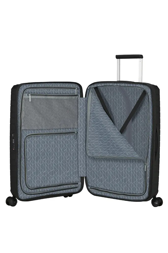 Валіза 68 См American Tourister FASTFORWARD FLASH BLACK 68x46x26(30) MI0*09002 - фото 2