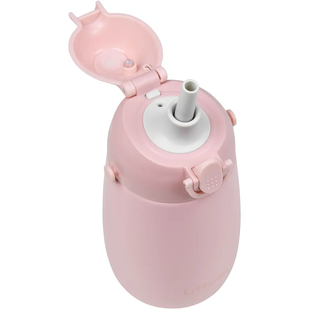 Термочашка для дітей UZspace Littlebig Rebel 350 мл рожева (4020) - фото 4