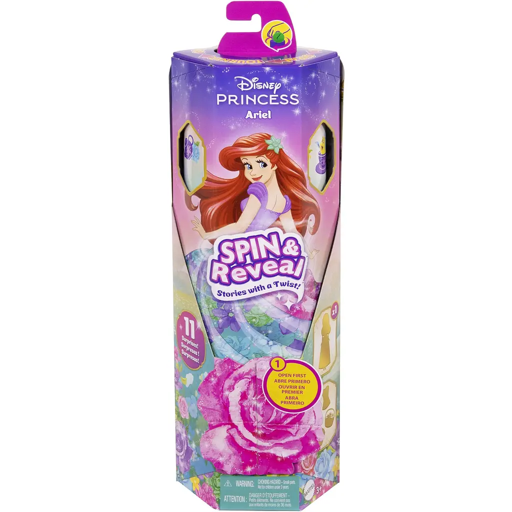 Лялька-сюрприз Disney Princess Аріель Крути та прояви (HTV88) - фото 3