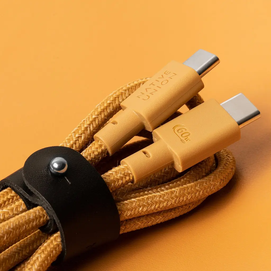 Кабель USB-C to USB-C Native Union Belt Cable Kraft 1.2 м (BELT-C-KFT-2-NP) - фото 3