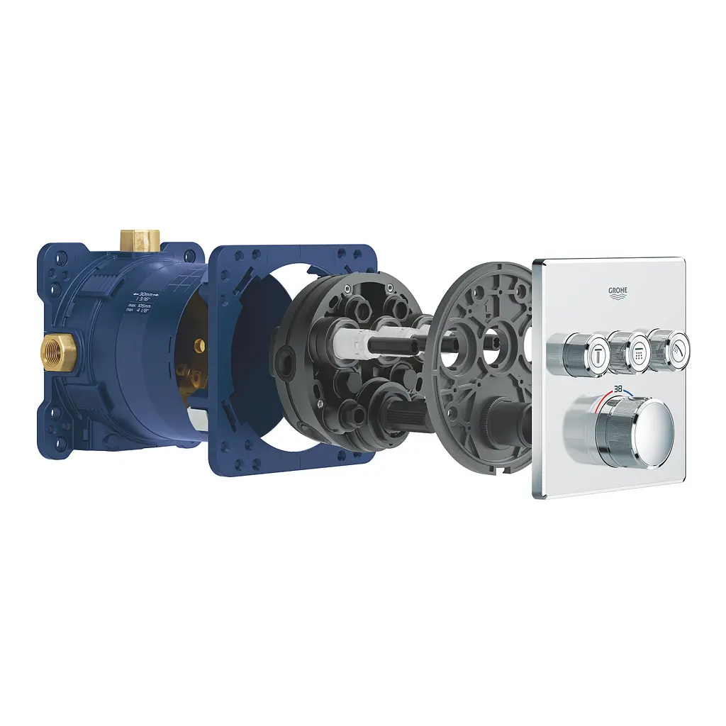 Душова система прихованого монтажу Grohe QuickFix Smartcontrol UA202801C3, Хром - фото 6