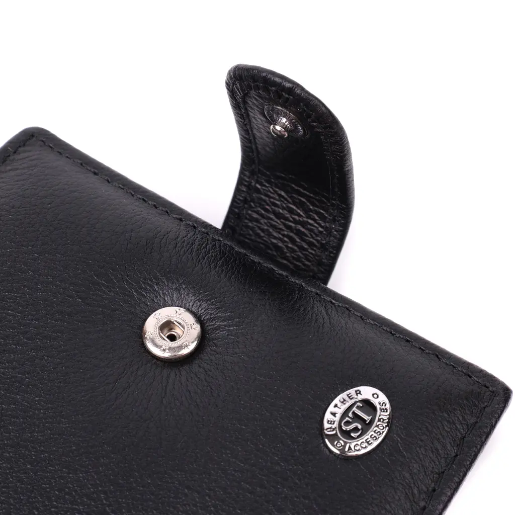 Кожаный мужской бумажник ST Leather 12х10х2 см acs0028300 - фото 3
