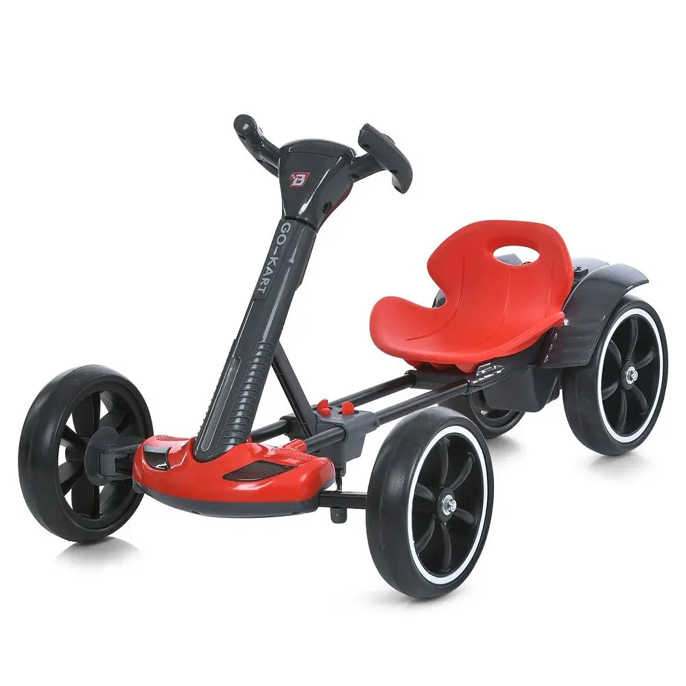 Дитячий електромобіль GO KART F1 з пультом і Bluetooth 390 Вт червоний