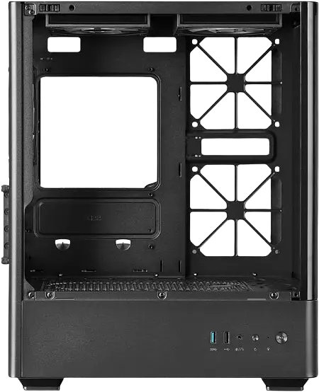 Корпус Prologix Lumi GM-01MAB Mesh ARGB Black - фото 5