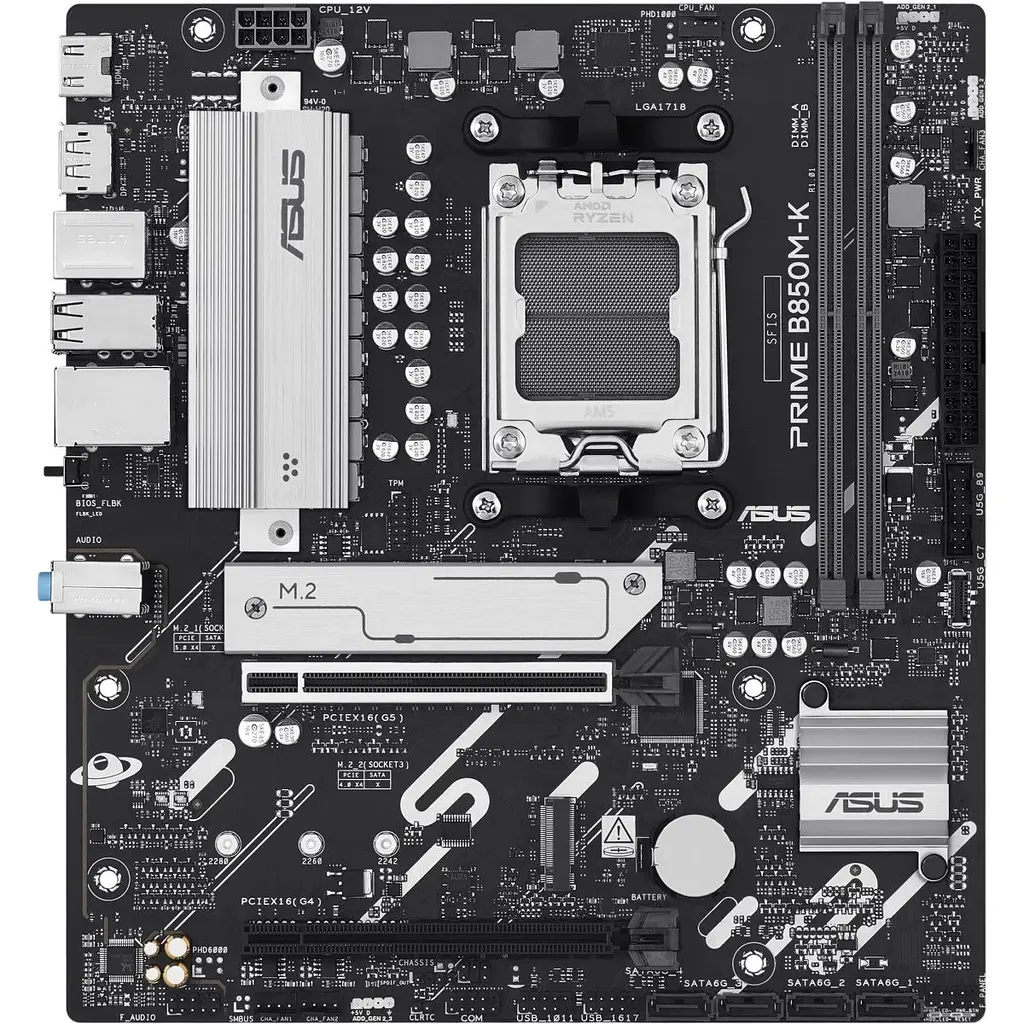 Материнська плата Asus Prime B850M-K (90MB1LV0-M0EAY0) [175740] - фото 2