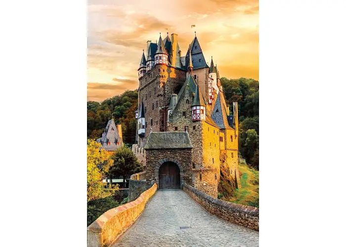 Пазл Clementoni High Quality Collection: Замок Ельц у золоту годину, Німеччина (High Quality Collection - Golden Hour at Eltz Castle Puzzle - 1000 pcs.), 1000 ел. (37109) - фото 2