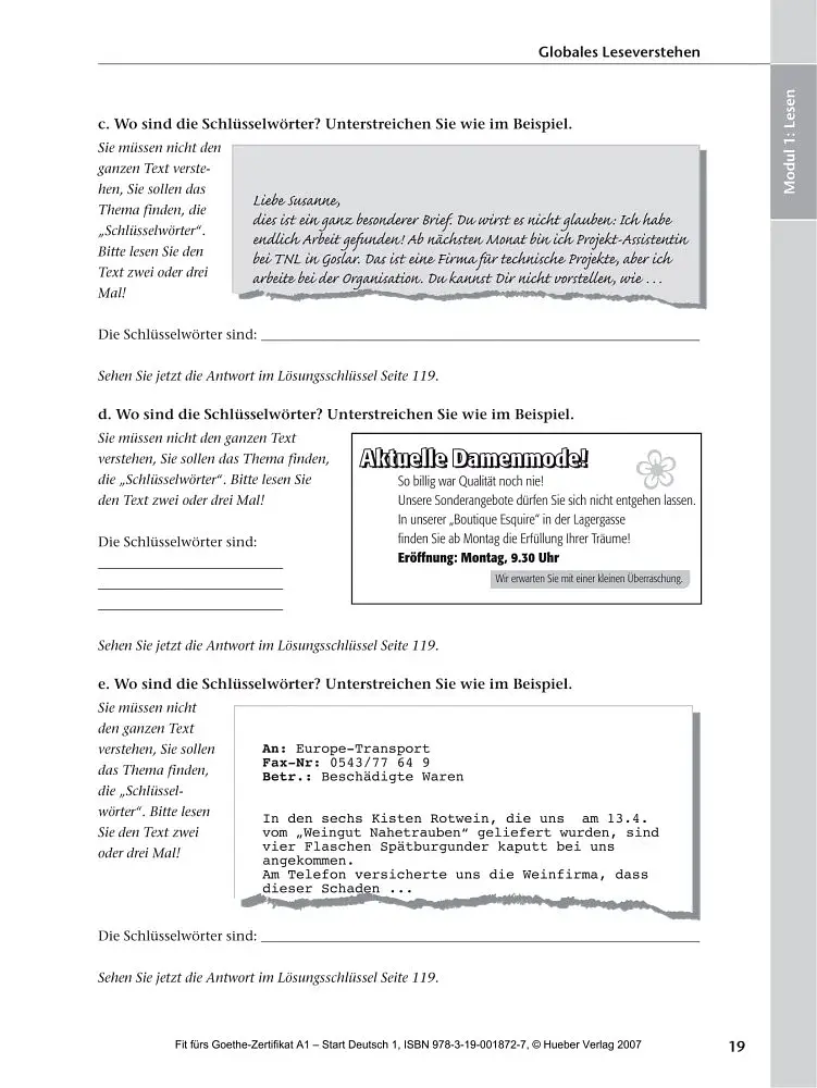 Fit furs Goethe-Zertifikat A1 Start Deutsch 1 mit Audio-CD - фото 2