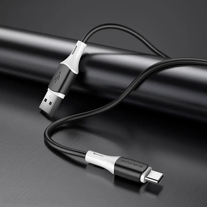 Дата кабель Borofone BX79 USB to Type-C (1m) Чорний - фото 3