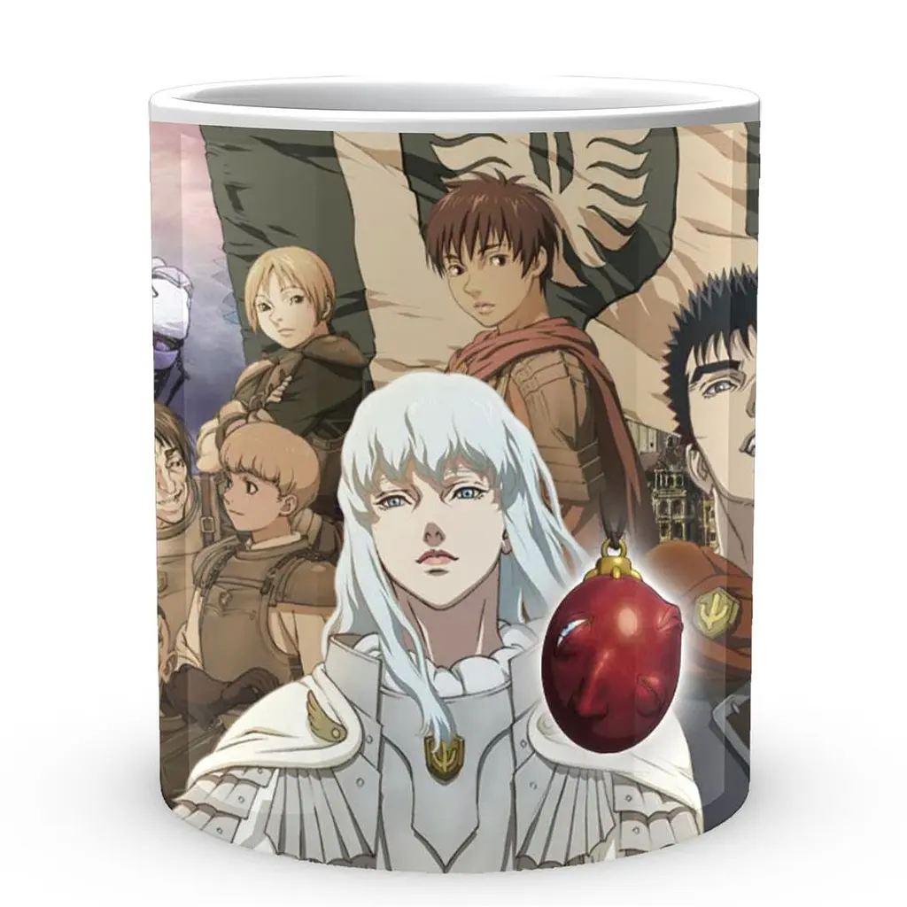 Кухоль GeekLand Berserk Берсерк Гаст та Гріффіт anime B 02.10 330 мл білий - фото 2