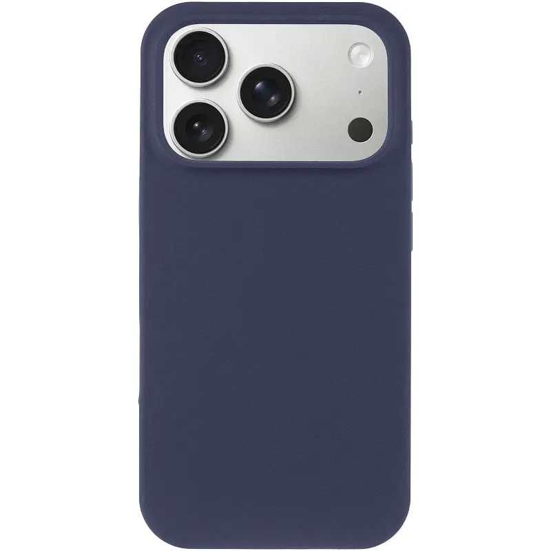 Чохол Epik Silk Full Protective (AA) NO LOGO для Apple iPhone 17 Pro / 18 Pro (6.3") Темно-синій / Midnight blue - фото 2