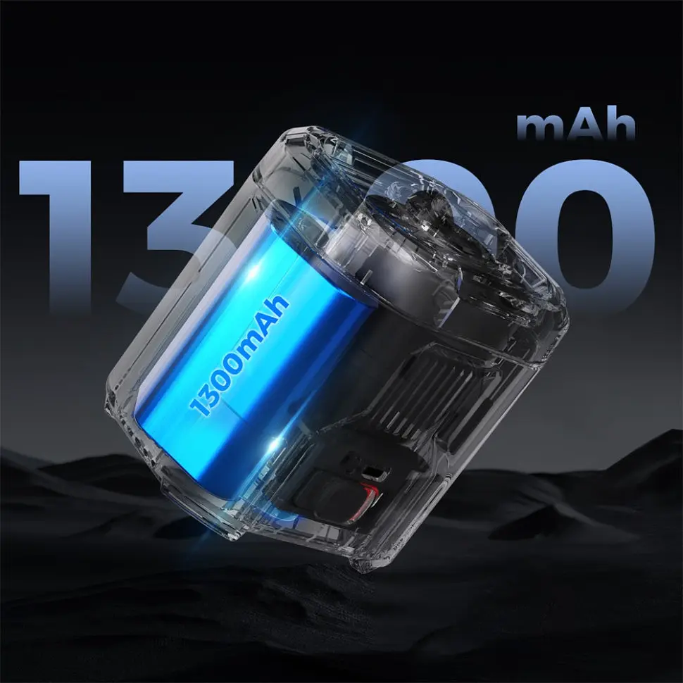 Портативний повітряний насос Flextail Evo Pump 3, 1000 л/хв, чорний - фото 5