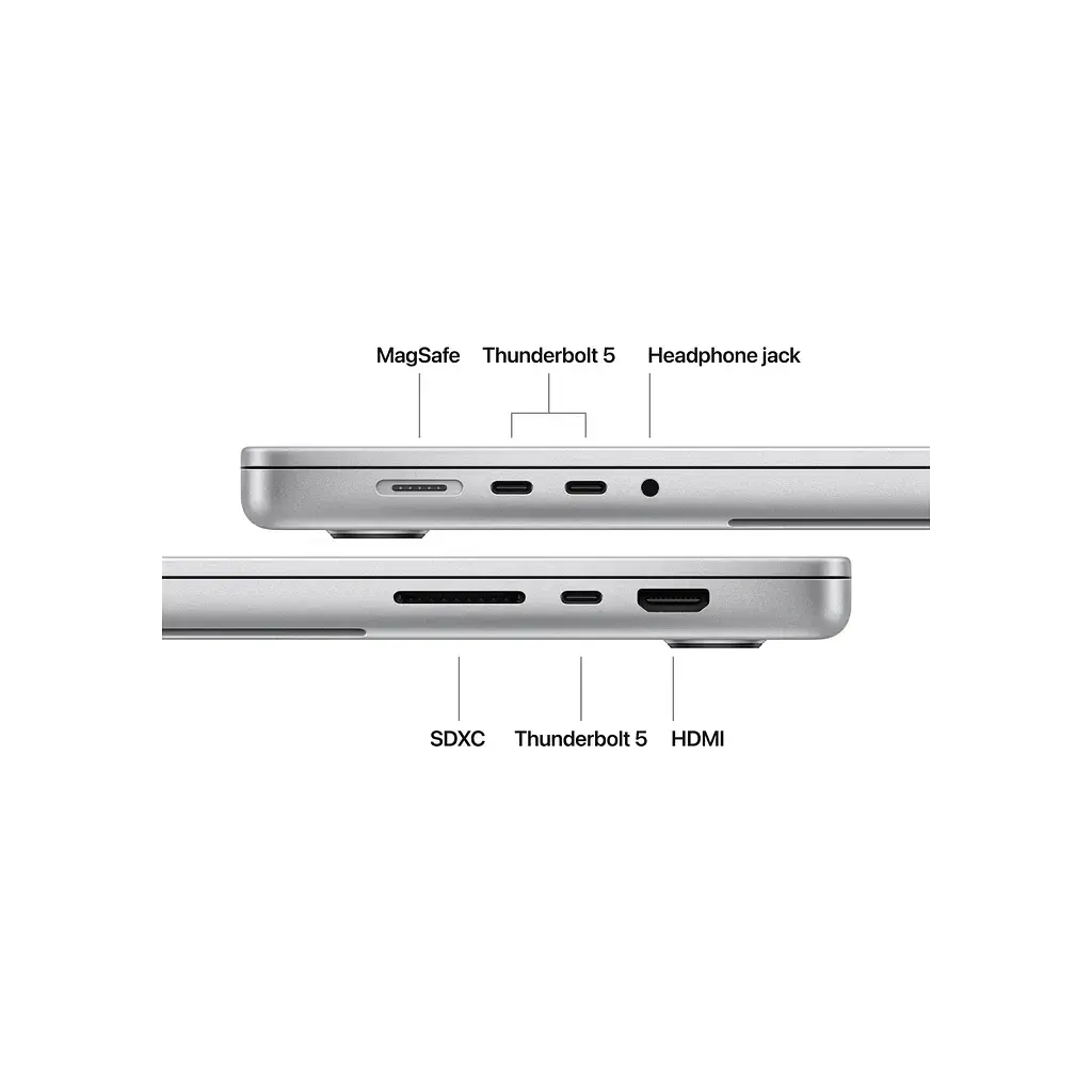 Ноутбук Apple MacBook Pro 16 A3428 M5 Pro Silver (MGE64UA/A) - фото 7