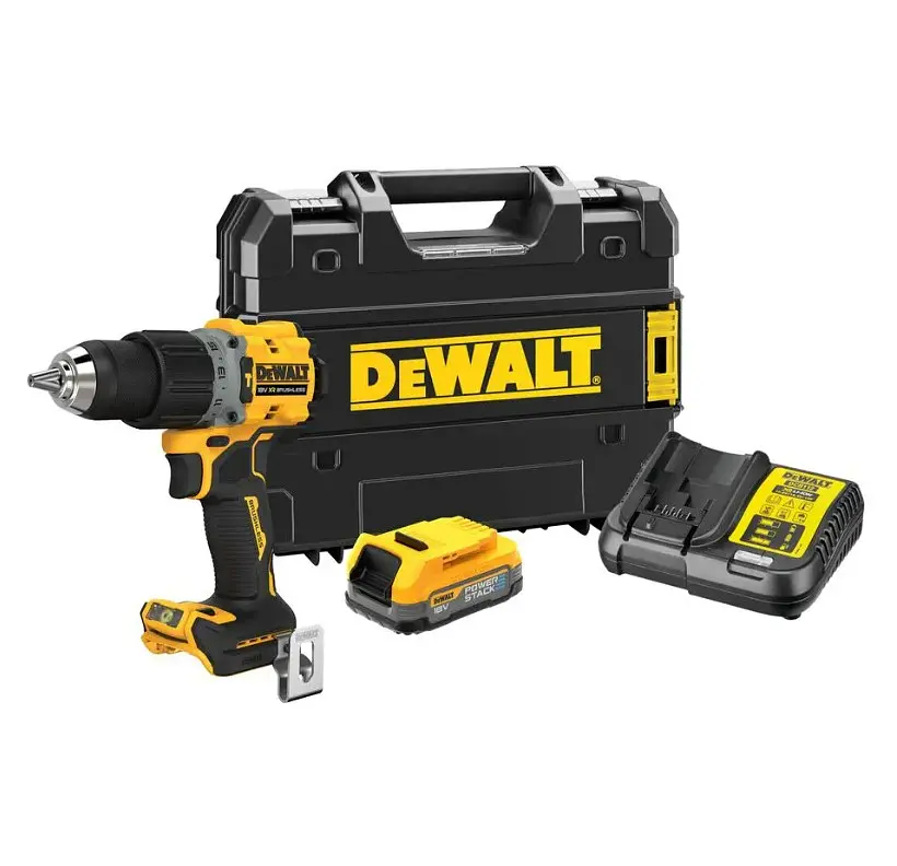 Дриль-шурупокрут акумуляторний DeWalt з АКБ та ЗП DCD805E1T - фото 2