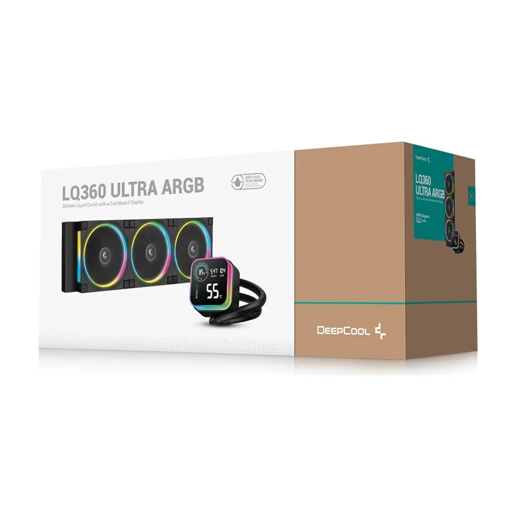 Система рідинного охолодження Deepcool LQ360 Ultra ARGB Black (R-LQ360-BKASMC-G-1) - фото 7