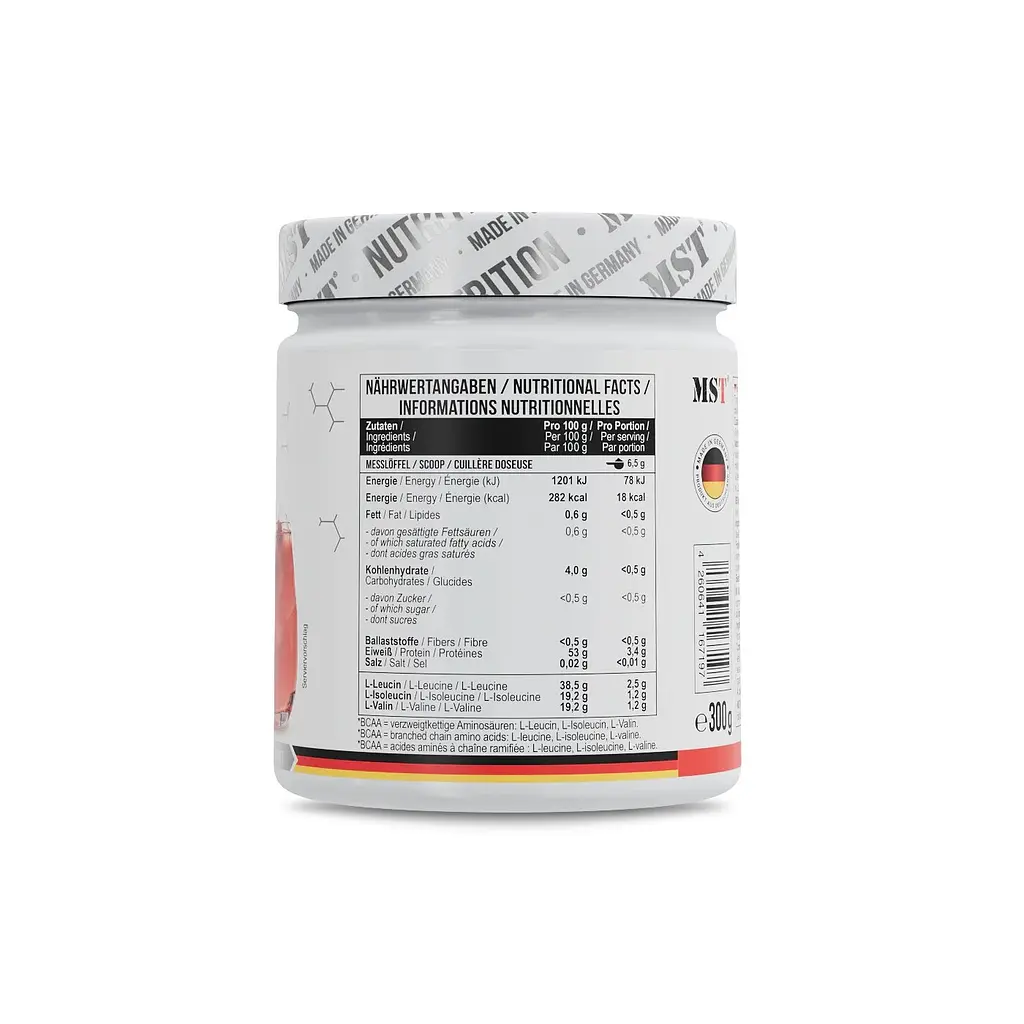 Амінокислоти MST Nutrition BCAA ZERO, 300 грам - Вишня - фото 2