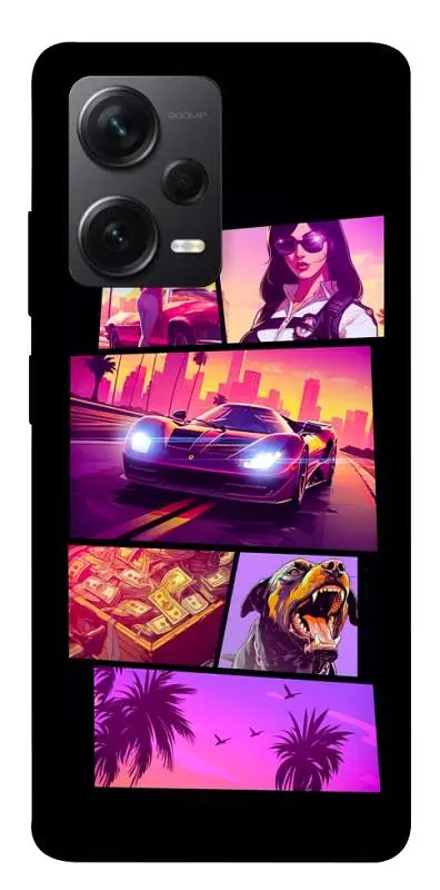 TPU чохол Demsky GTA vibes для Xiaomi Redmi Note 12 Pro+ 5G