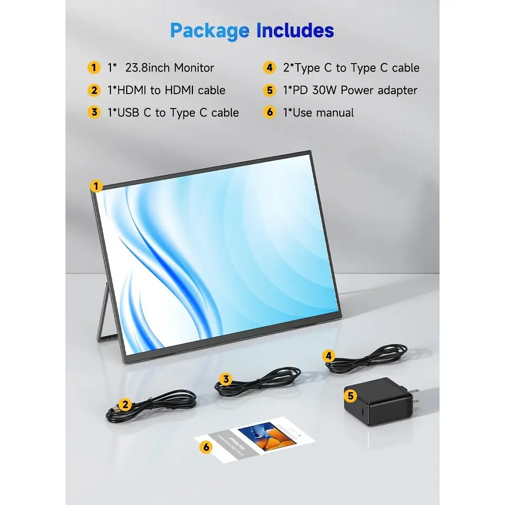 Портативний монітор UPERFECT 23.8" Touch FHD 120Hz [171118] - фото 7