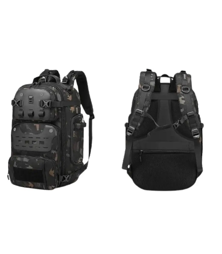 Рюкзак міський Ozuko 9590L ранець з відсіком для ноутбука до 15.6'' 32л Camo (19349) - фото 4