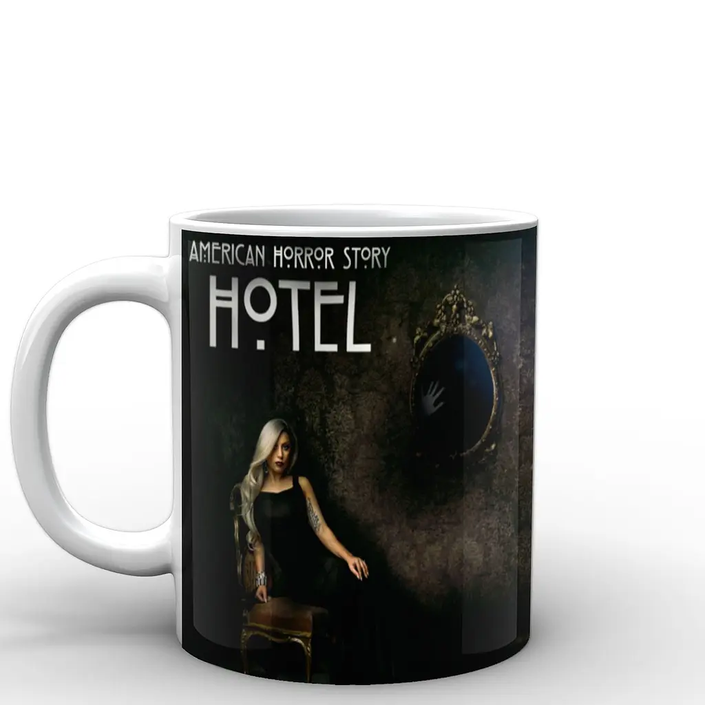 Кухоль GeekLand American Horror Story Американська Історія Жахів Леді Гага AH 02.017 330 мл білий - фото 3