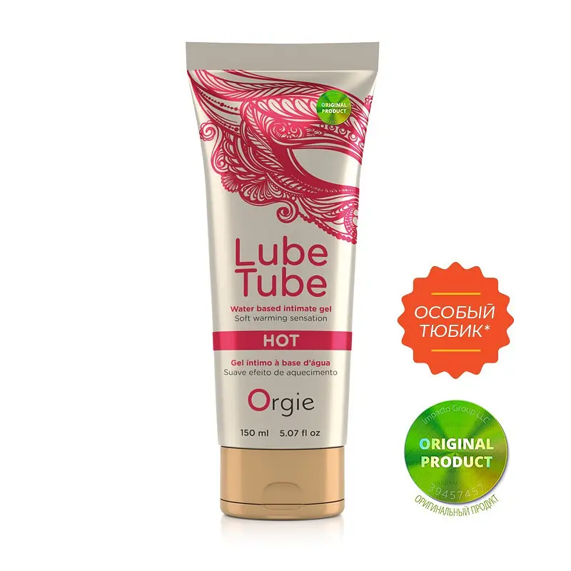 Зігрівальний лубрикант Orgie Lube Tube Hot - на водній основі, 150 мл - фото 2