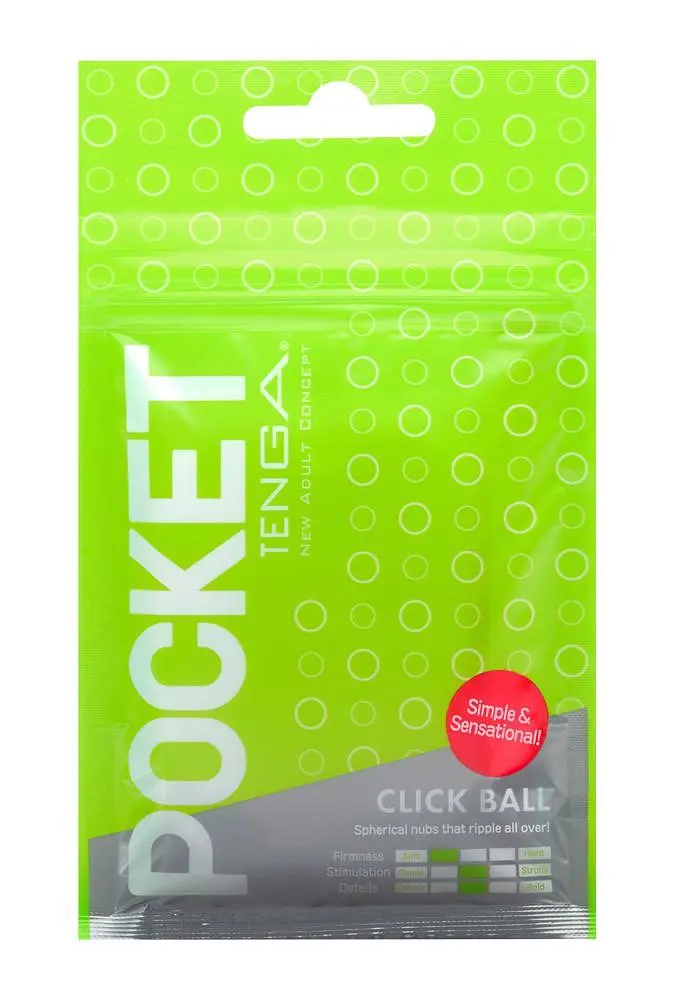 Мастурбатор Tenga Pocket Click Ball білий - фото 2