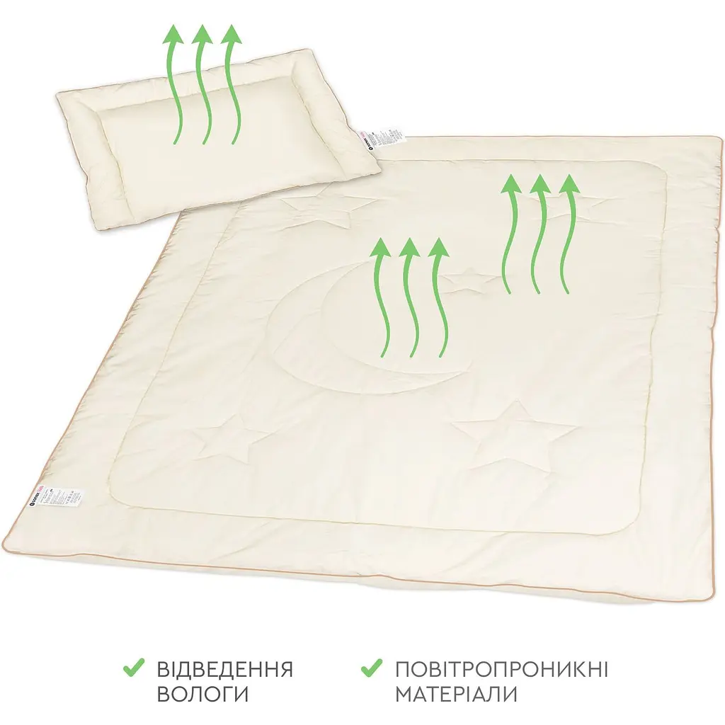 Набор детский Sonex Bamboo Baby: одеяло 110х140 см + подушка 40х55 см (SO102145) - фото 8