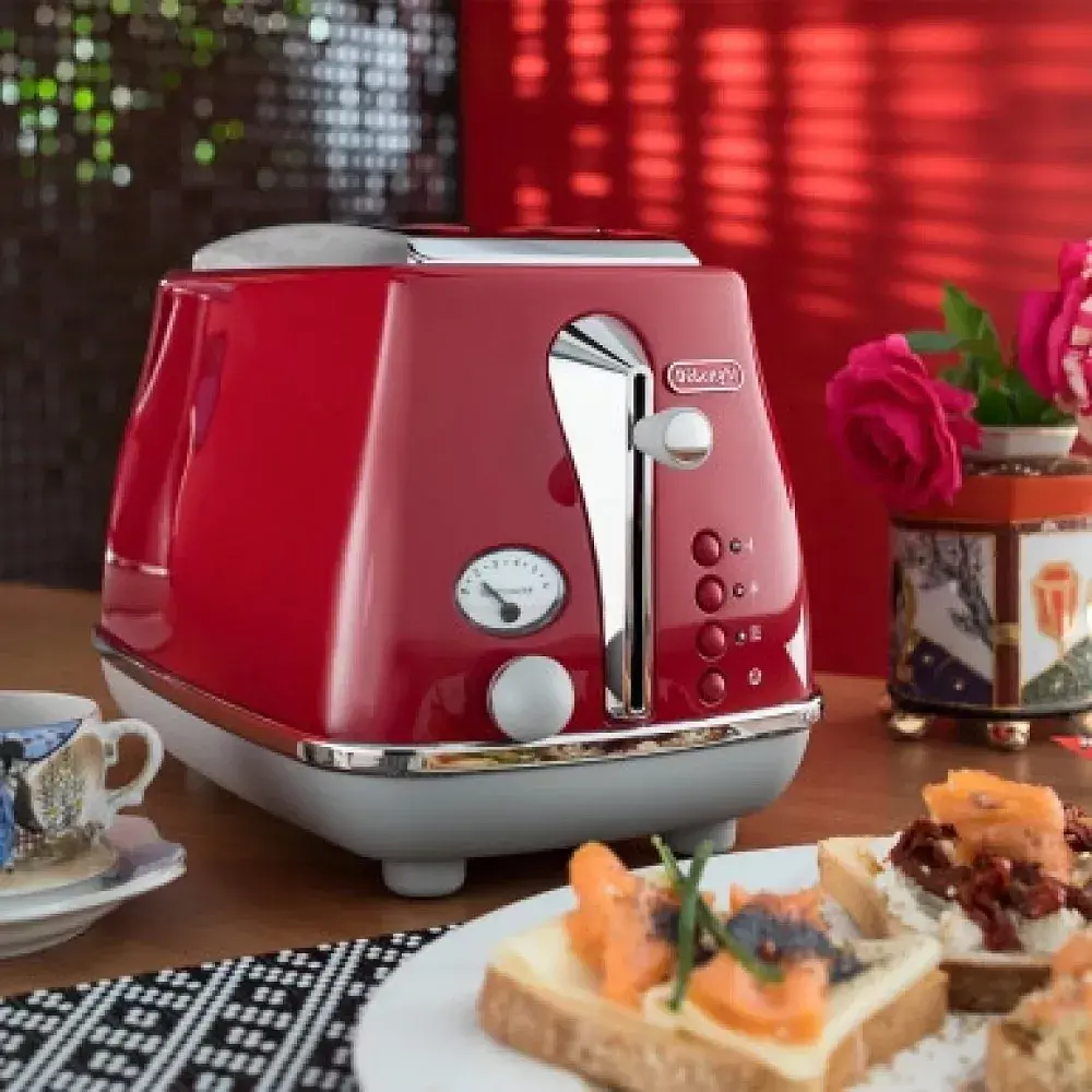 Тостер DeLonghi CTOC 2103 R - фото 4