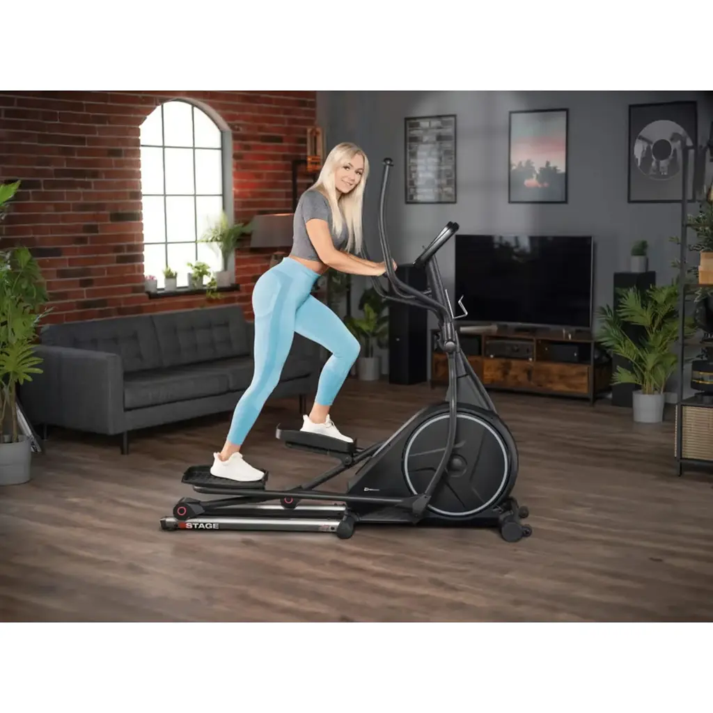 Орбитрек Hop-Sport HS-160CF Stage электромагнитный серый - фото 3