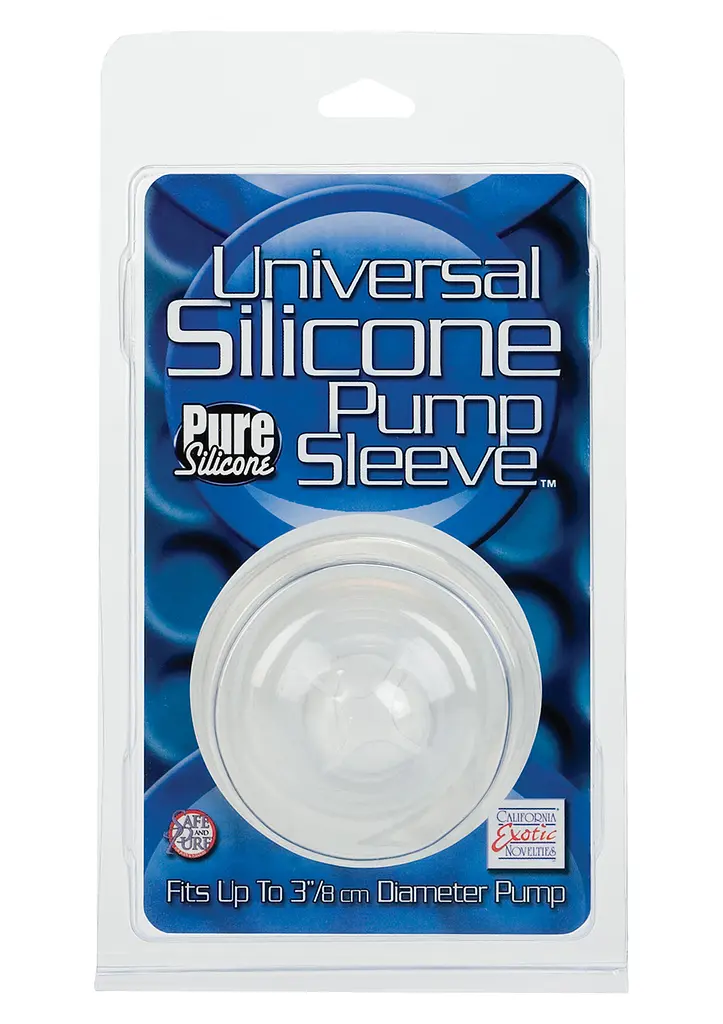 Насадка на помпу для пеніса CalExotics Universal Silicone Pump Sleeves 6 см прозорий - фото 6