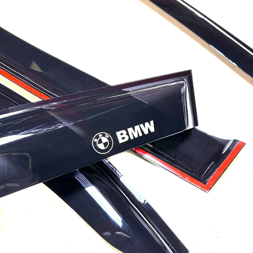 Дефлектори вікон вітровики для Bmw 5 (E34) 1988-1995 Скотч 3M Voron Glass - фото 3