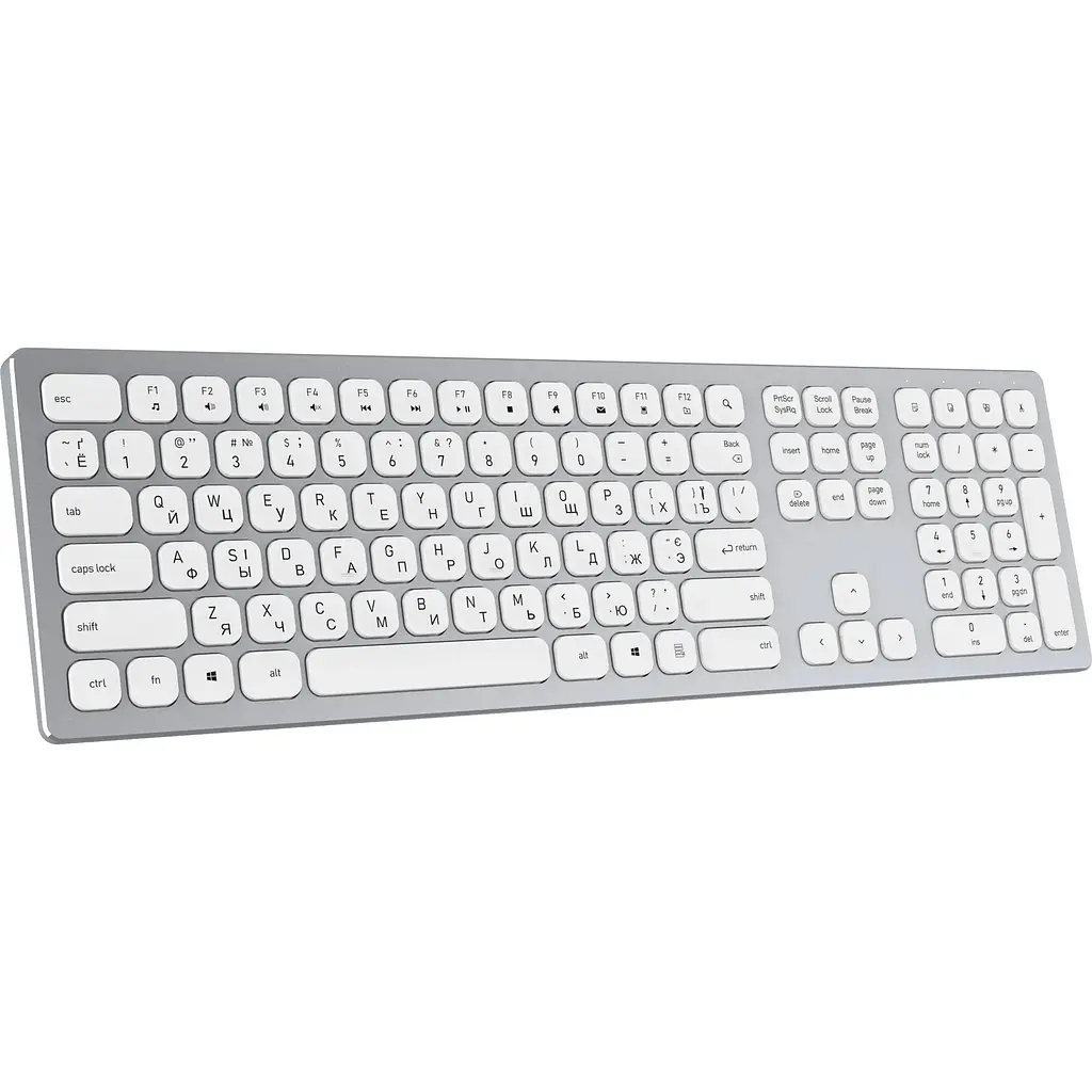 Клавіатура OfficePro бездротова біла (SK1550W) - фото 2