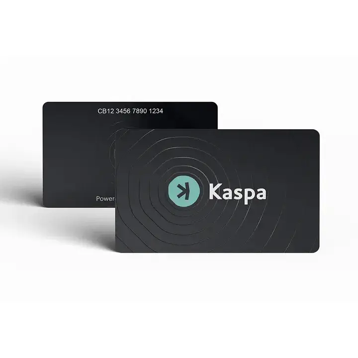 Криптогаманець Tangem 2.0 x Kaspa Wallet набір з 3 карток (TG128X3-K) - фото 5