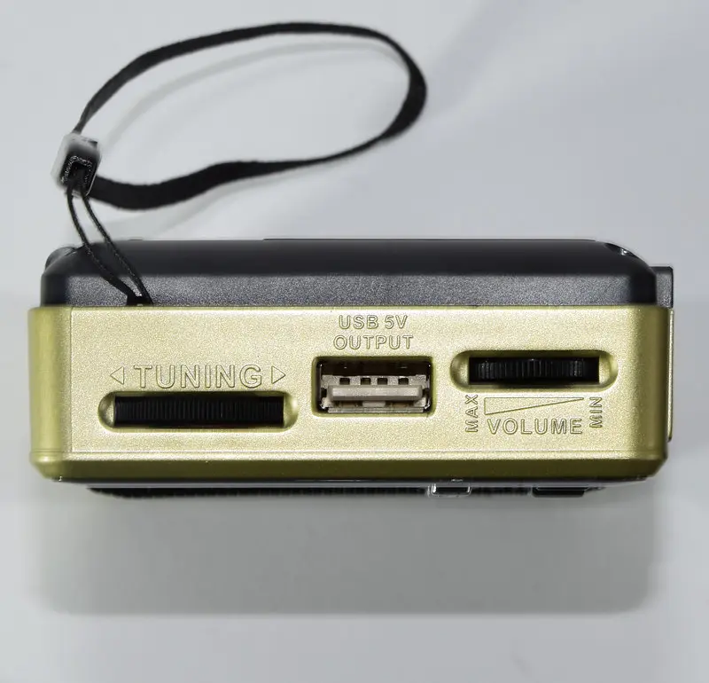 Радиоприемник с MP3 плеером, Golon RX-2277 цвет "Золото" от флешки c USB + Micro SD и аккумулятором (ST) - фото 3