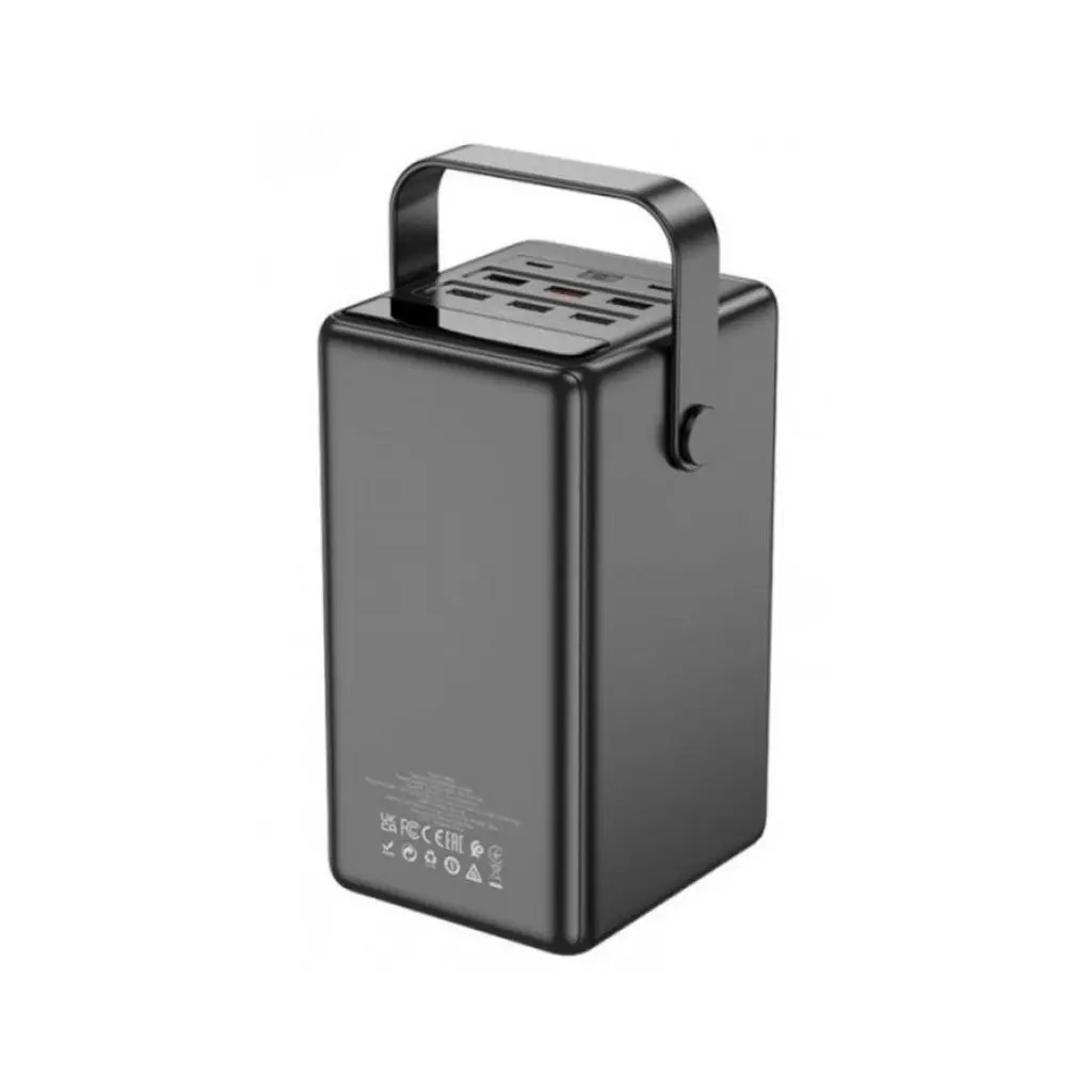 Батарея універсальна HOCO 100000mAh Endure 22.5W PD, QC, LED Lamp, Black (DB03 / 714721) - фото 2