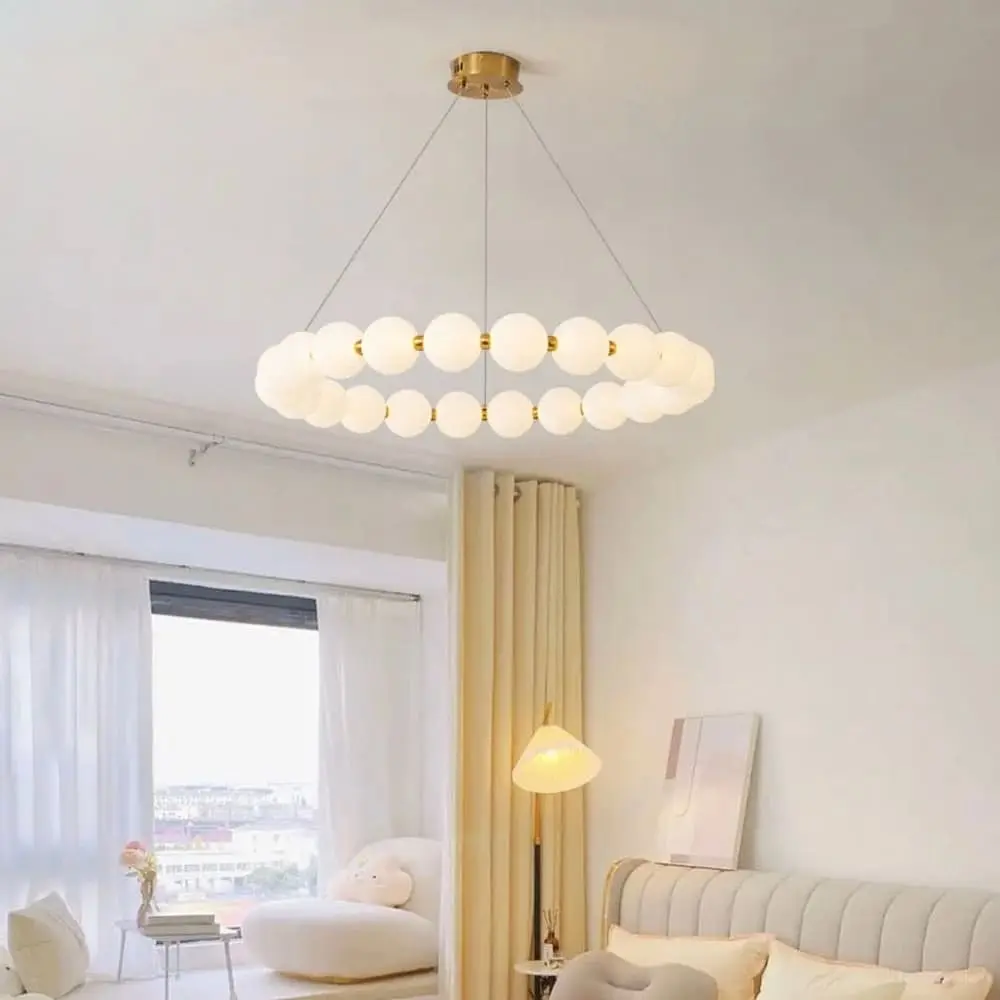 Люстра из серии Mysa Pearl Ø 80 см на 3 световых режима | Ст. 77068-800 | Line F - фото 7