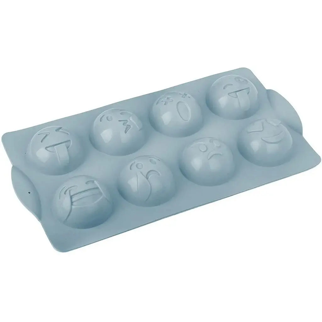 Форма силіконова Mys Silicone Emoji на 8 відділів 33х17.5х3см (41113) - фото 3