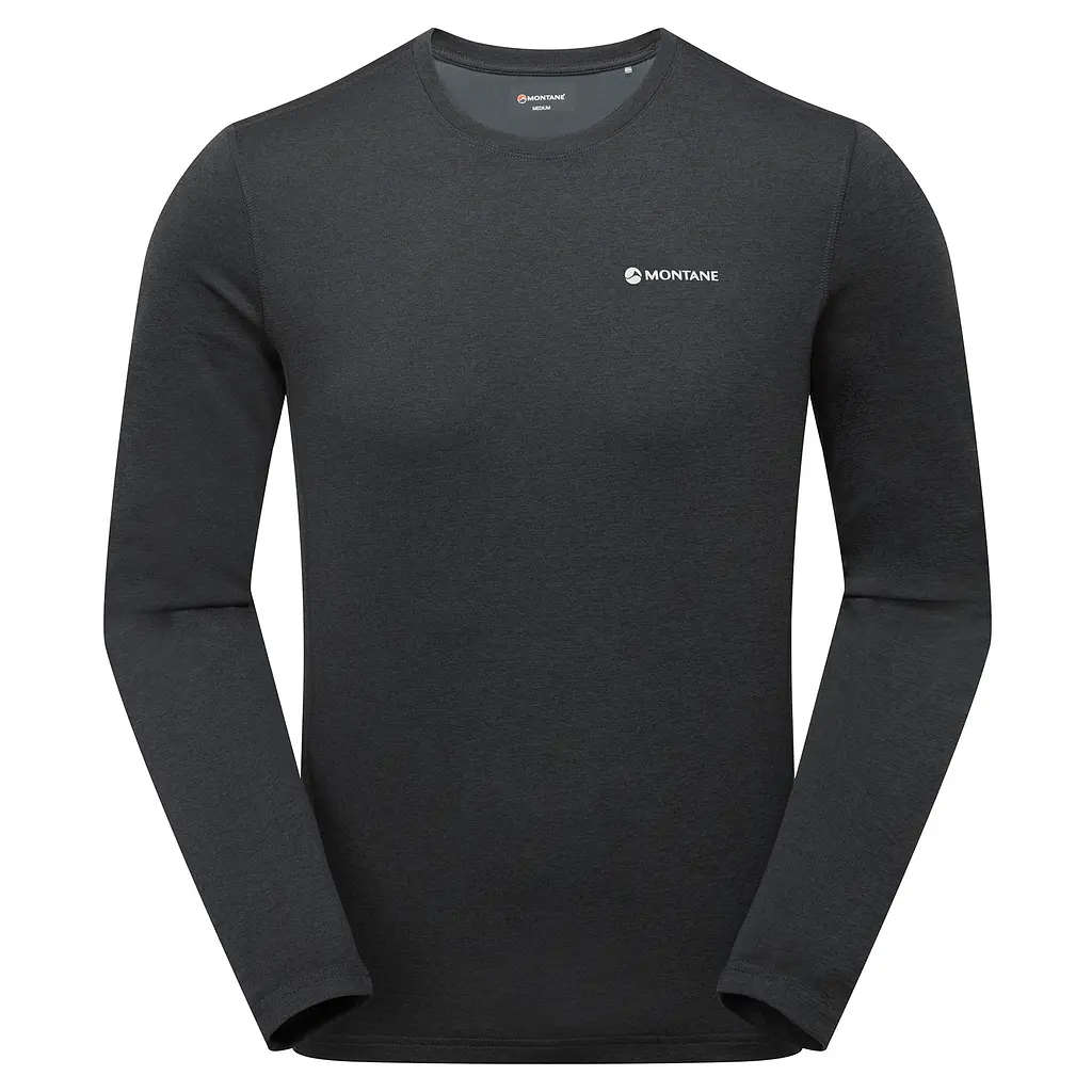 Термофутболка мужская Montane Dart Long Sleeve T-Shirt Man L Черный - фото 2