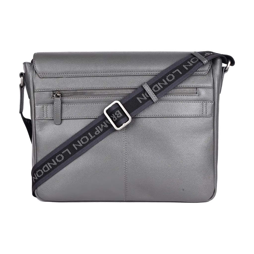 Сумка Brampton London Emissary Grey (64403 GREY) - фото 4