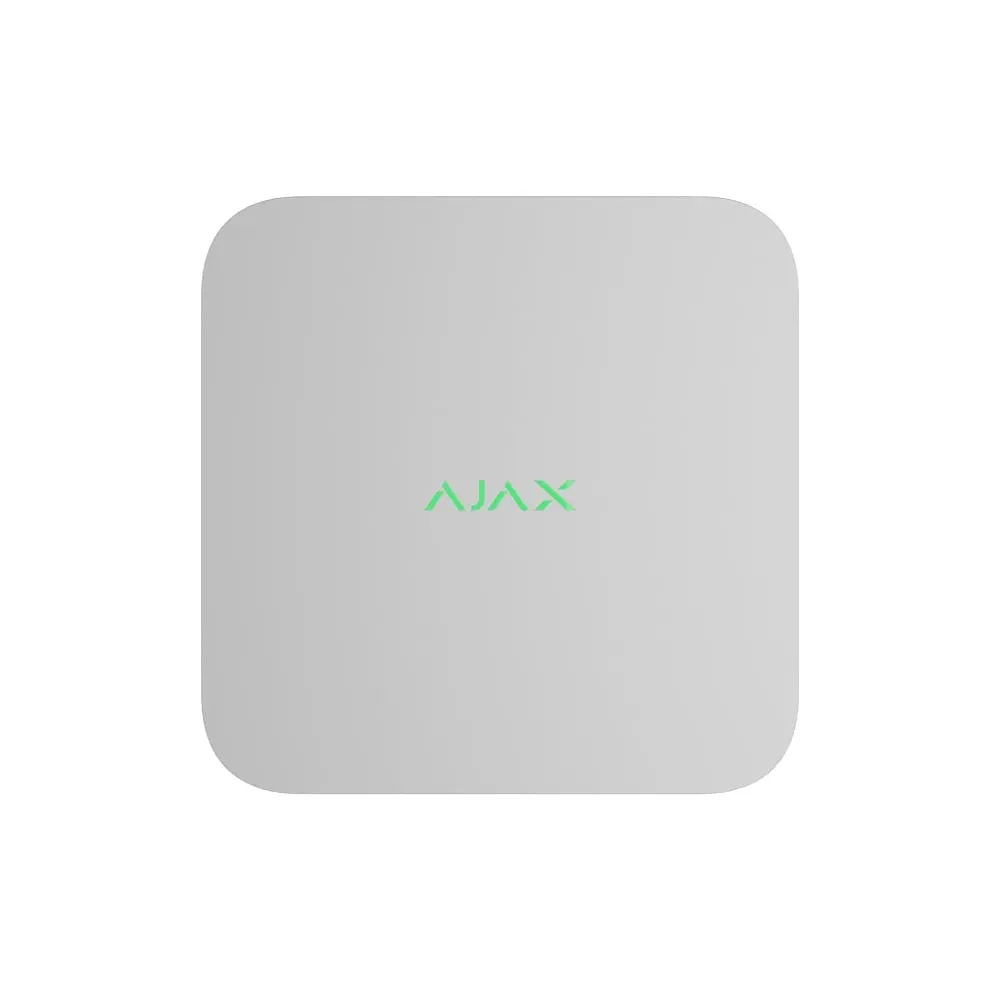IP-відеореєстратор 8-канальний 8Mp Ajax NVR DC (8ch) White (26-00573)
