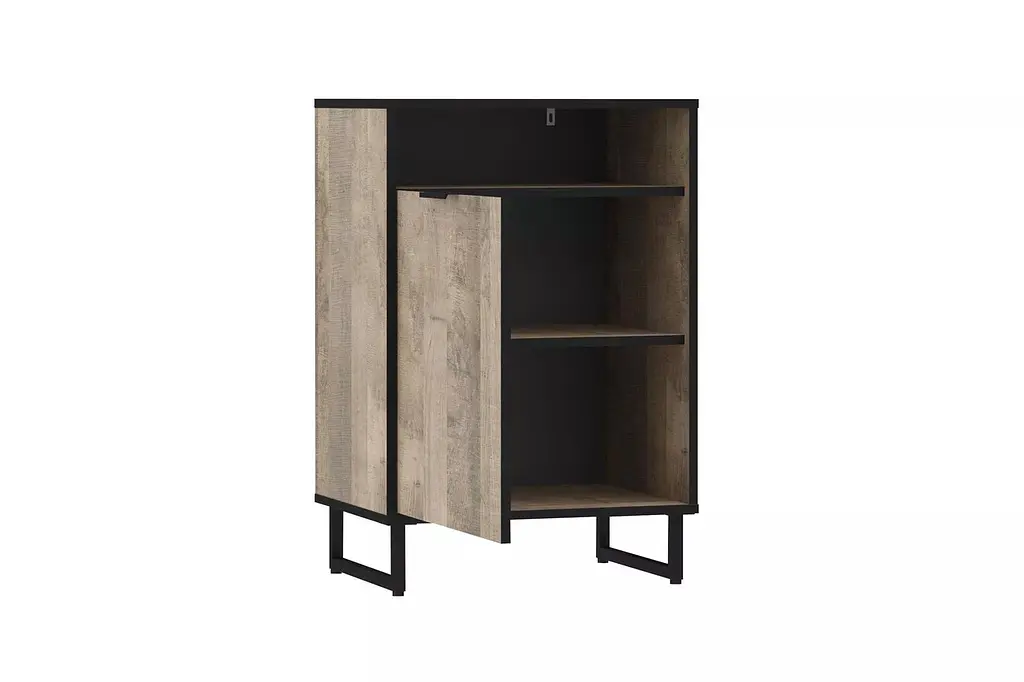 Тумба Moreli Forte F-0003 у стилі Loft 550х814х400 мм Дуб Гранж Пісочний - фото 2