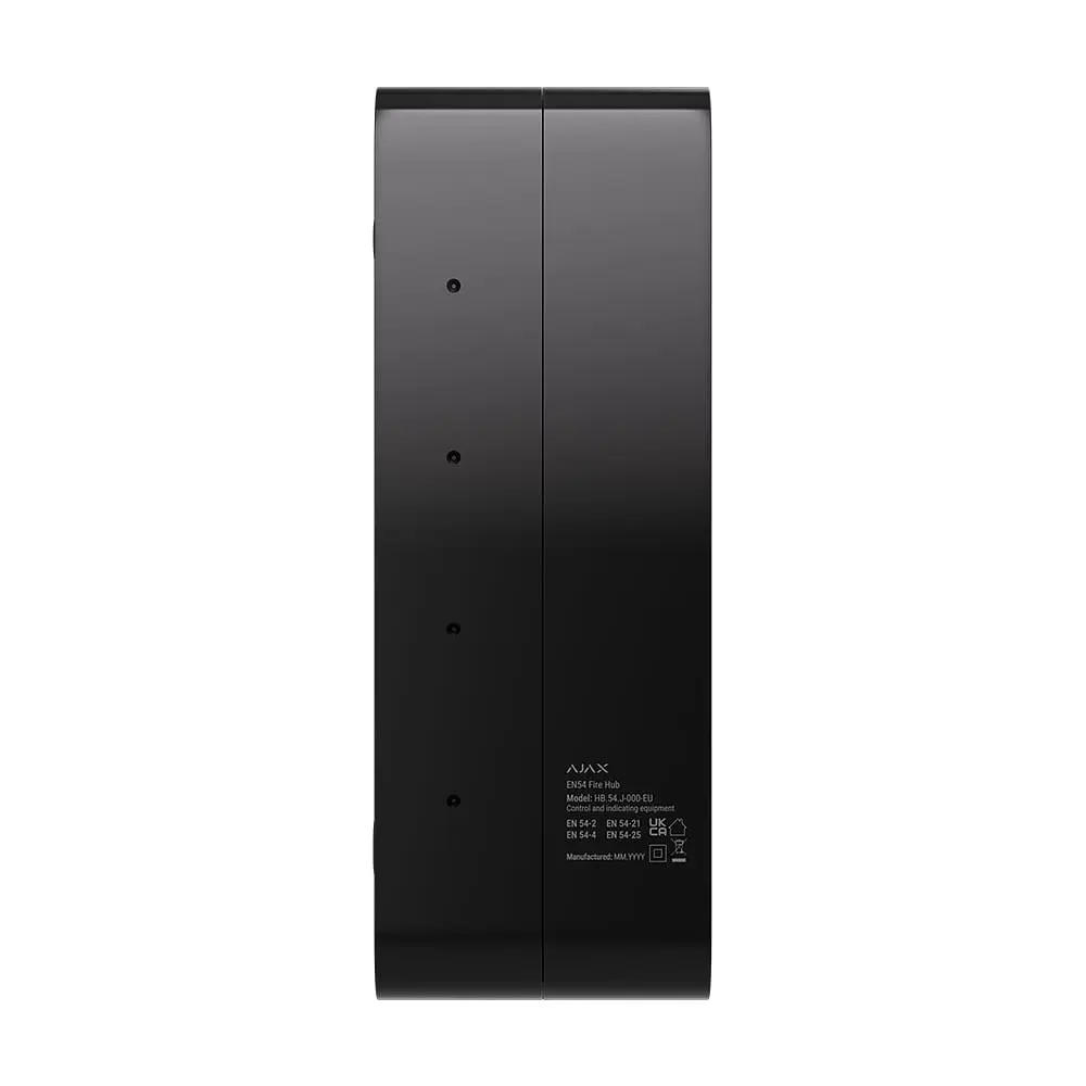Бездротовий ППКП Ajax EN54 Fire Hub Jeweller Black з Wi-Fi, 2G/4G, Ethernet, підтримкою до 200 пристроїв та 40 пожежних зон (26-00635) - фото 4
