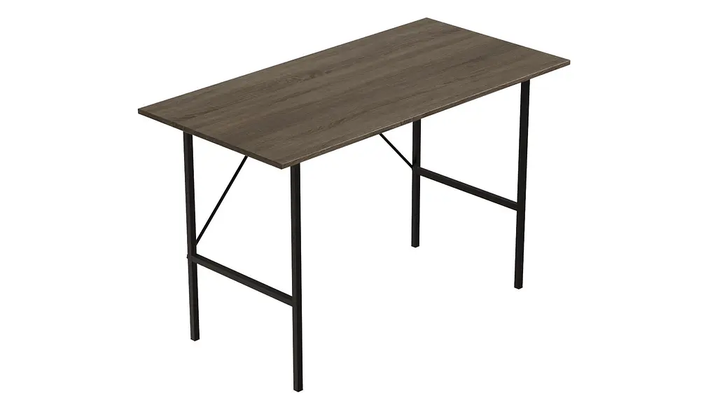 Стол письменный Line Тайм Ferrum-decor 750x1200x600 Черный металл ДСП Дуб Сонома Трюфель 16 мм (FRD-104889) - фото 3