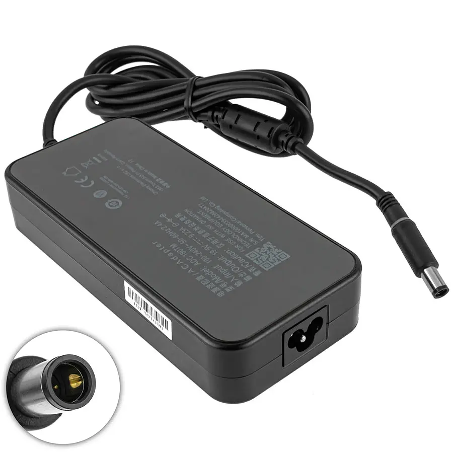 Блок живлення для ноутбука Xiaomi 19.5V, 9.23A, 180W, 7.4x5.0-PIN, чорний, прямокутний - фото 2