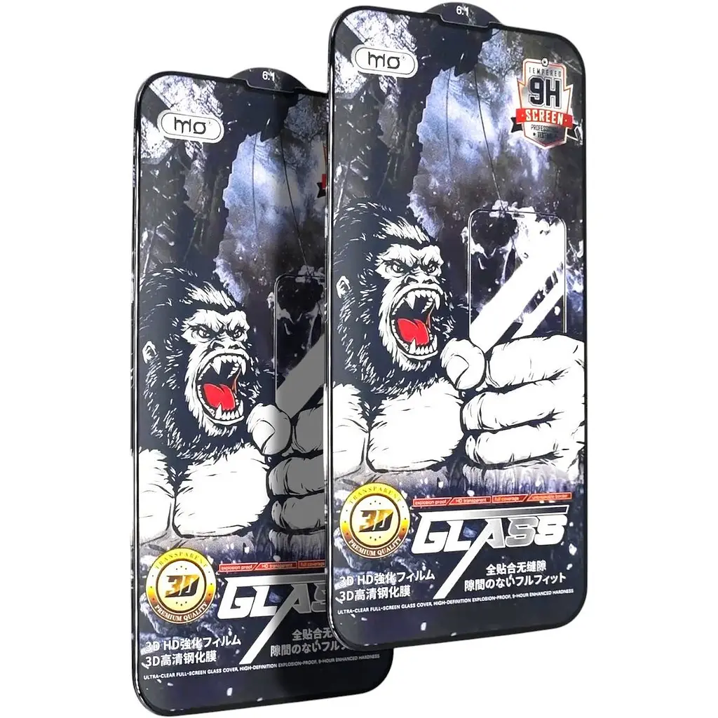Захисне скло DK для Apple iPhone 14 Full Glue 3D MO King Kong 016133 black 2 шт.