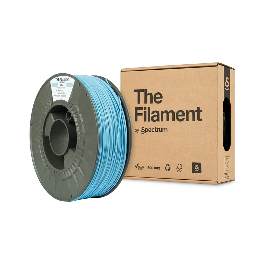 Пластик для 3D-принтера The Filament PLA 1.75mm 1kg BLUE, SKY (TF-24008) - фото 3